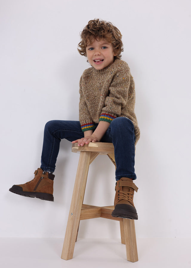 4322- Speckled Sweater for boy - M. Truffle Mayoral