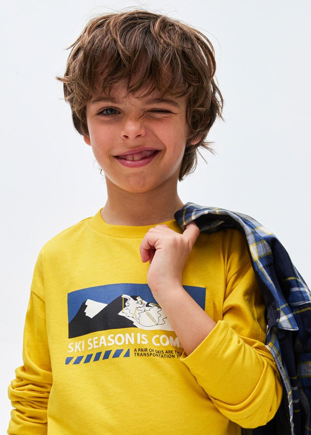 7064- L/s t-shirt for teen boy - Solar Mayoral