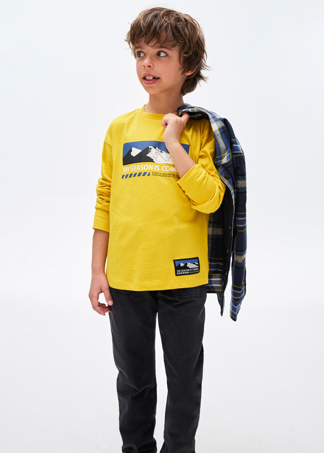 7064- L/s t-shirt for teen boy - Solar Mayoral