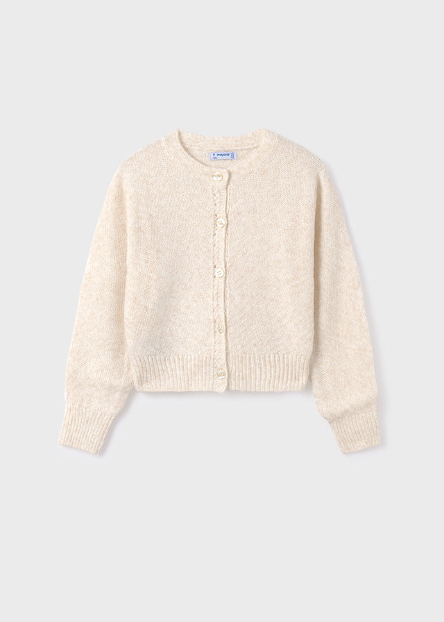 7311- Knitting cardigan for teen girl - h- Milk Mayoral