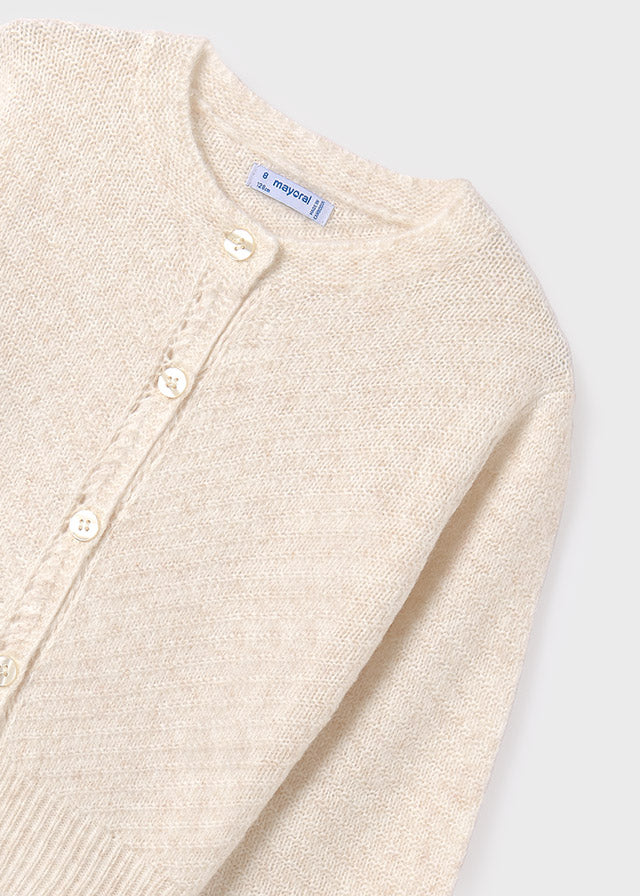 7311- Knitting cardigan for teen girl - h- Milk Mayoral