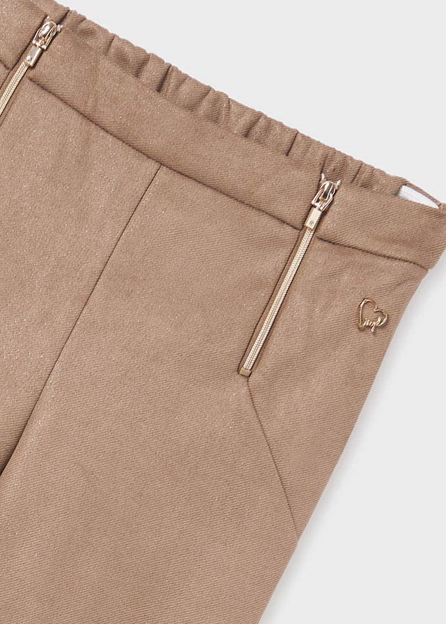 7506- Long pant for teen girl - Mocha Mayoral