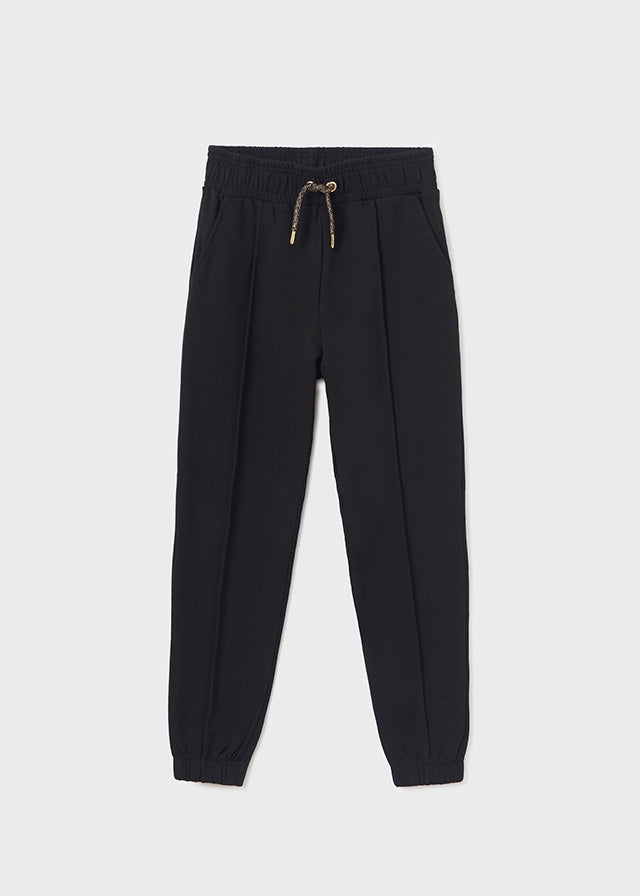 7509- Sweatpant for teen girl - Black Mayoral