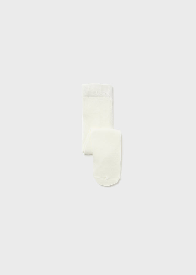 9648- Tights for newborn girl - Natural Mayoral