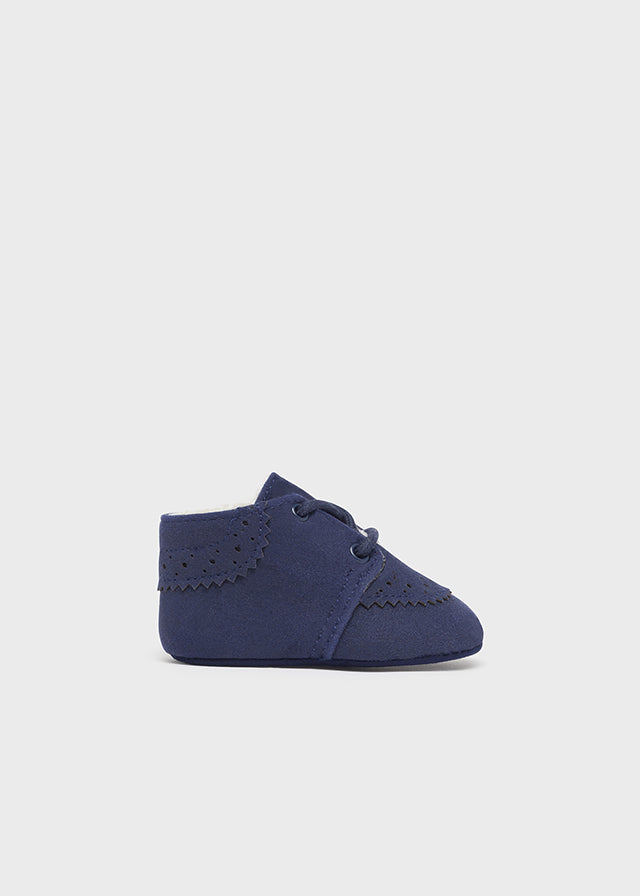 9682- Formal shoes for newborn boy - Midnight Mayoral