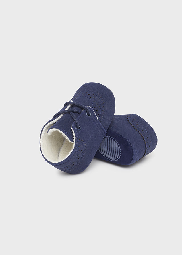 9682- Formal shoes for newborn boy - Midnight Mayoral