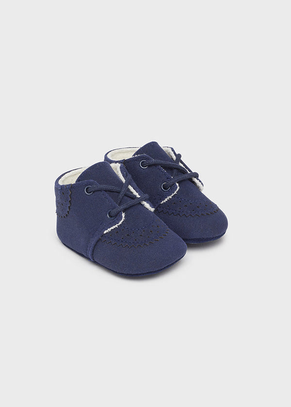 9682- Formal shoes for newborn boy - Midnight Mayoral