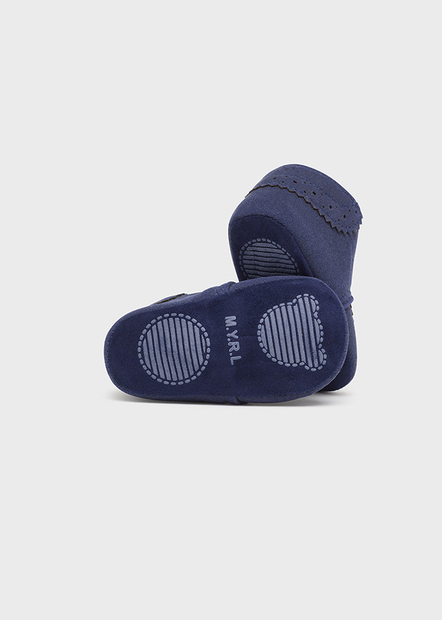 9682- Formal shoes for newborn boy - Midnight Mayoral