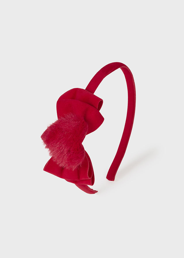 10546- Headband for baby girl - Red Mayoral