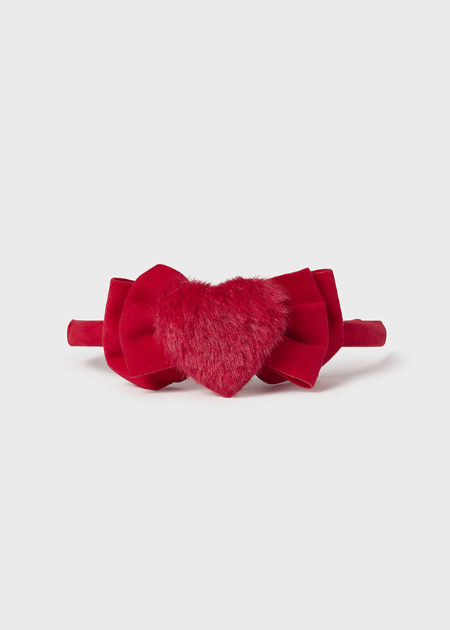 10546- Headband for baby girl - Red Mayoral