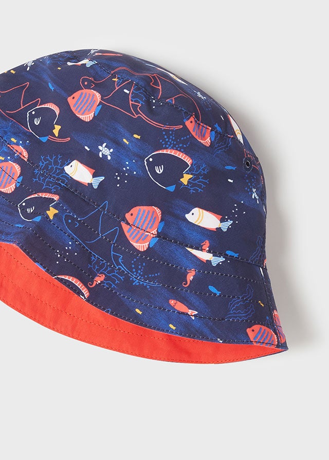 bathing suit and hat set for baby boy - Watermelon Mayoral