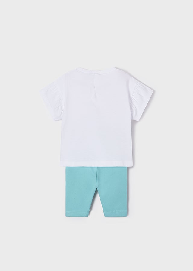 Kittens leggings set for baby girl - Aquamarine Mayoral