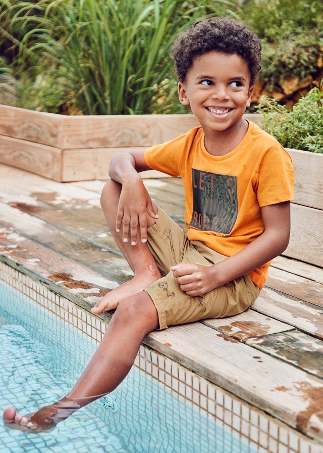 Printed shorts for boy - Camel Mayoral