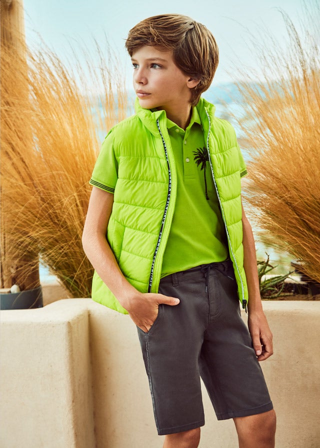 structured shorts for teen boy - Caviar Mayoral