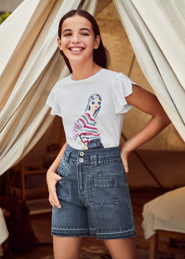 Jean shorts for teen girl - Medium Mayoral