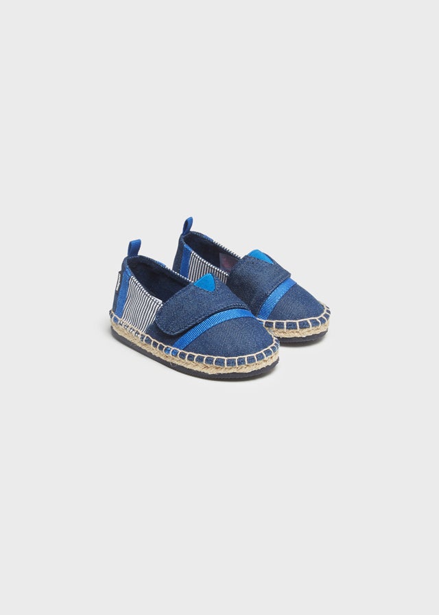 Velcro espadrille for baby boy - Denim Mayoral