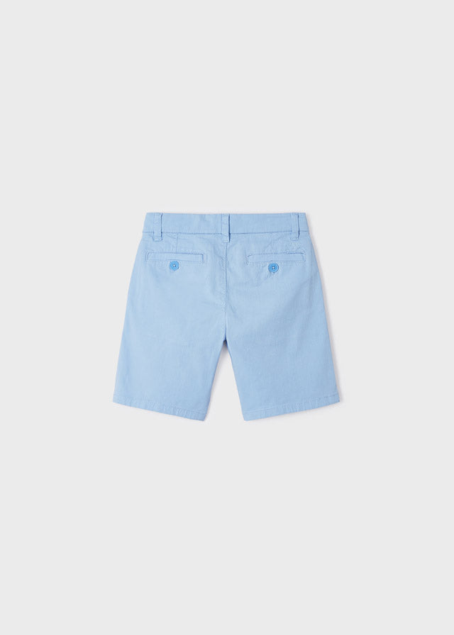 Mayoral Basic twill chino shorts for boy - Wave blue Mayoral