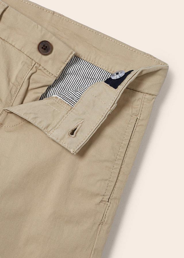 Mayoral Twill basic trousers for boy - Sand Mayoral