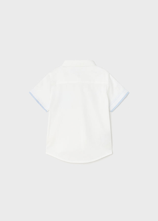 Mayoral Detailed S/s shirt for baby boy - White Mayoral