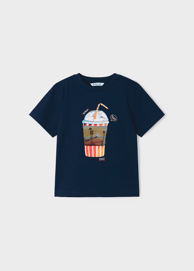 Mayoral S/s t-shirt for boy - Navy Mayoral