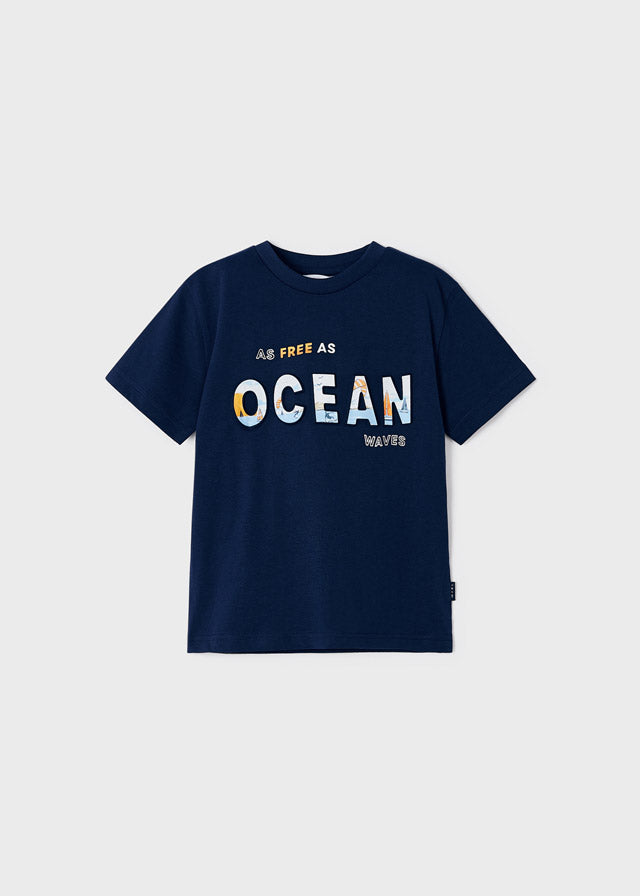 Mayoral S/s t-shirt for boy - Blue Mayoral