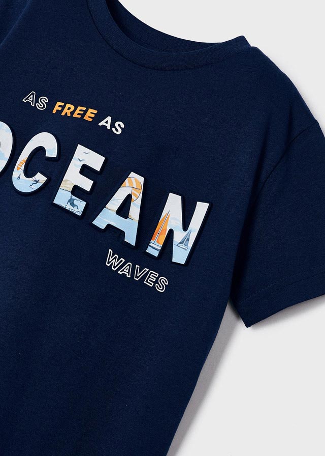 Mayoral S/s t-shirt for boy - Blue Mayoral