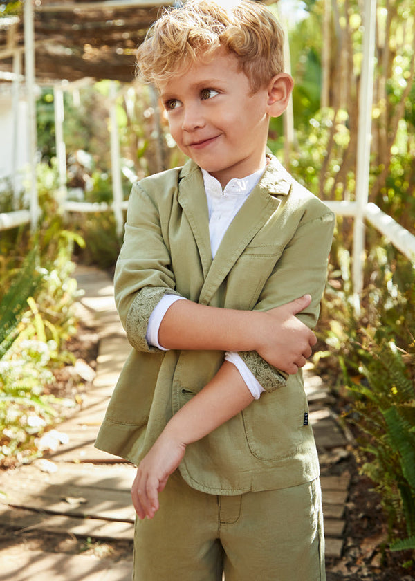 Mayoral Linen jacket for boy - Kiwi Mayoral