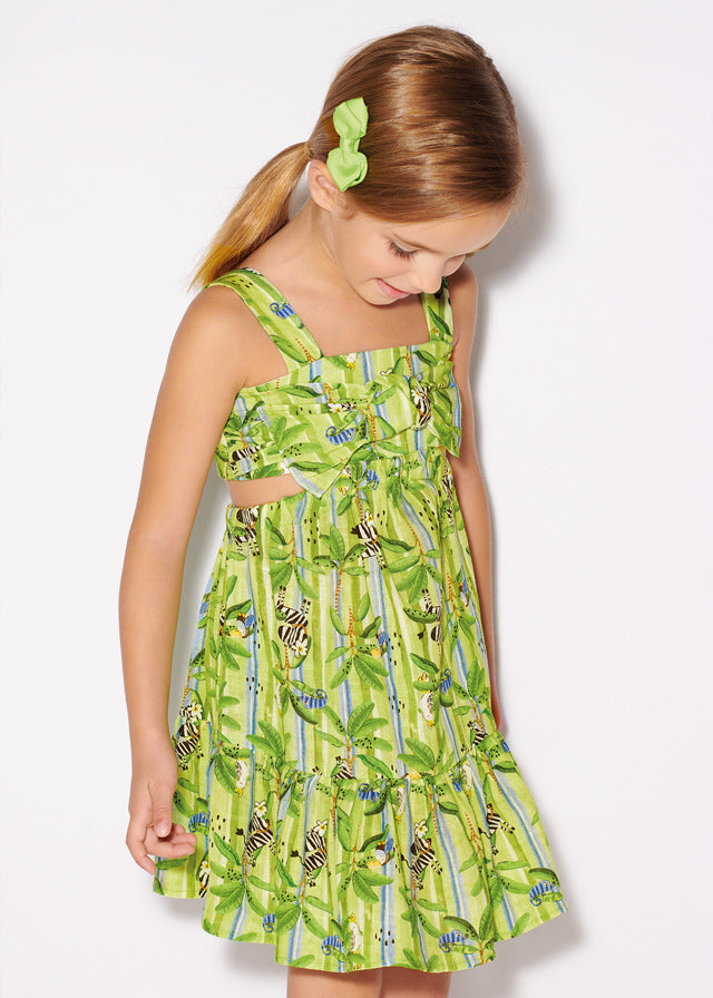 Mayoral Dress for girl - Lime Mayoral