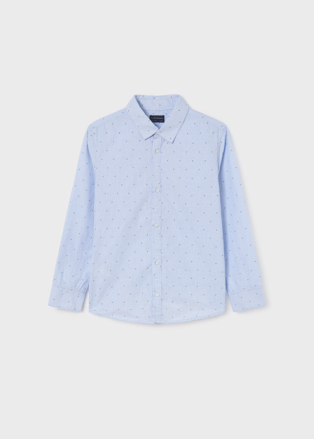 Mayoral L/s shirt for teen boy - Sky Mayoral
