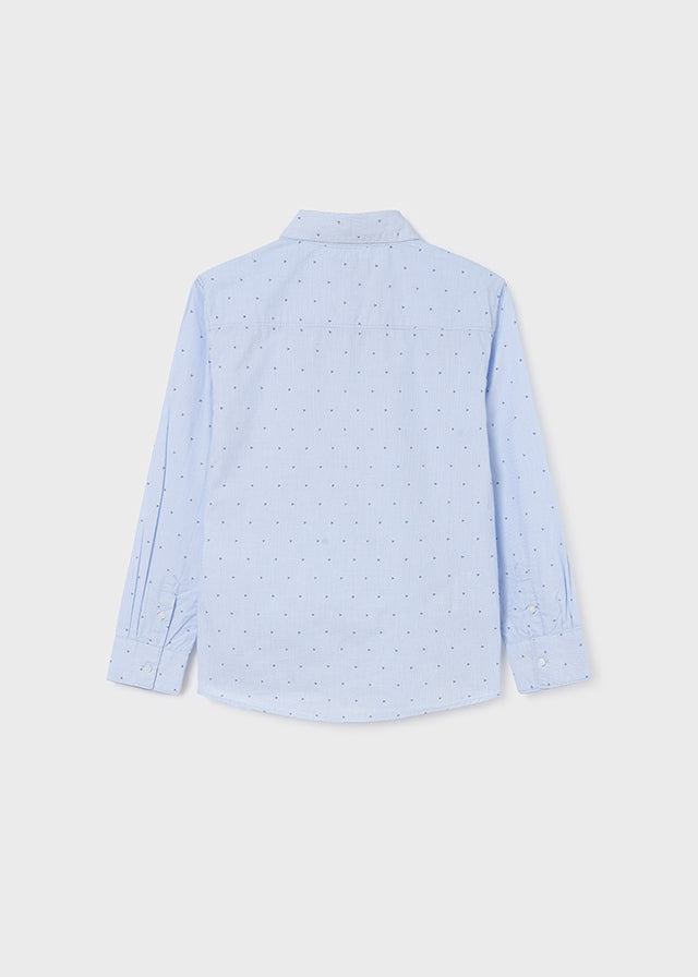 Mayoral L/s shirt for teen boy - Sky Mayoral