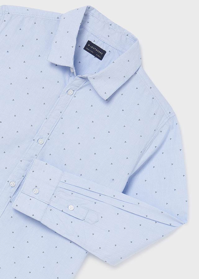 Mayoral L/s shirt for teen boy - Sky Mayoral
