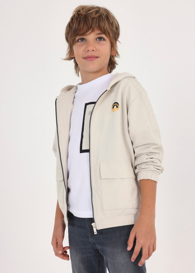 Mayoral Hoodie for teen boy - Cream Mayoral