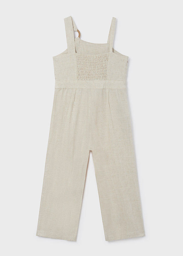 Mayoral linen romper for teen girl - Linen Mayoral