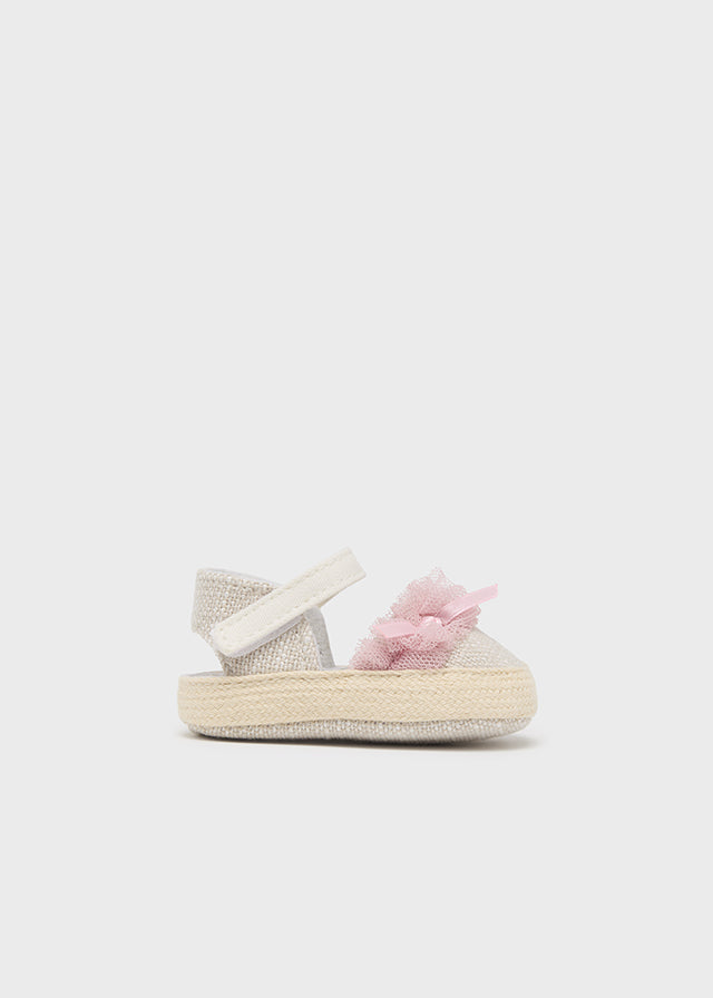 Mayoral Espadrilles for newborn girl - Linen Mayoral