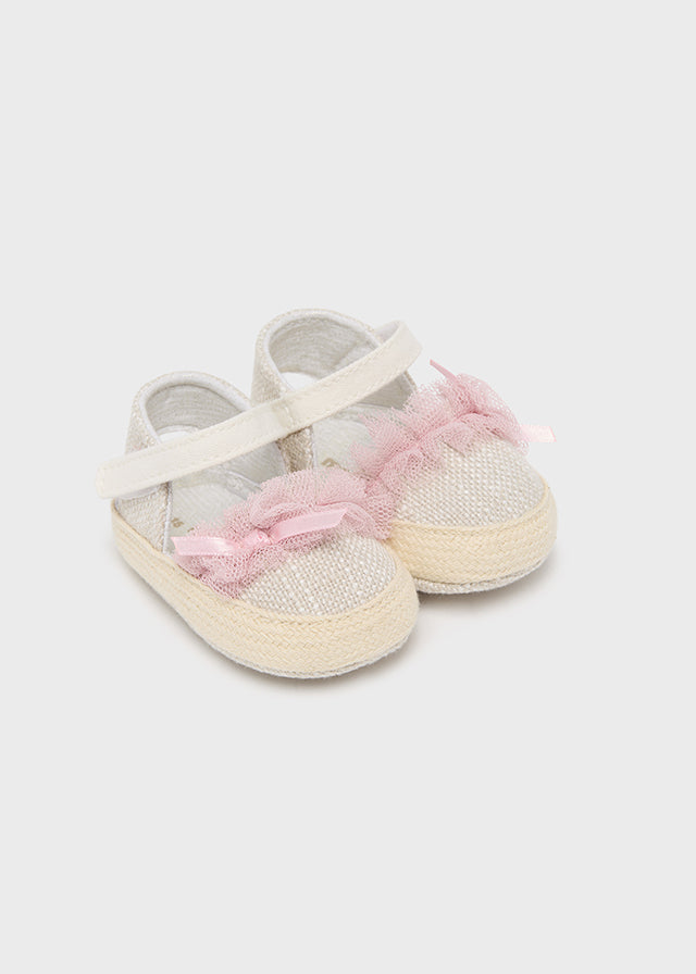 Mayoral Espadrilles for newborn girl - Linen Mayoral