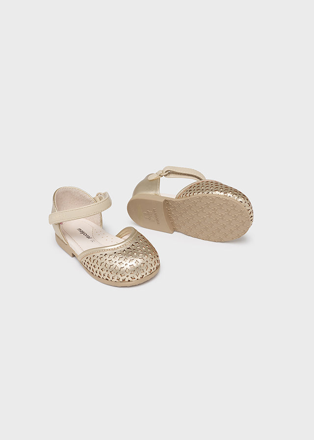 Mayoral D'orsay flats for baby girl - Gold-beige Mayoral