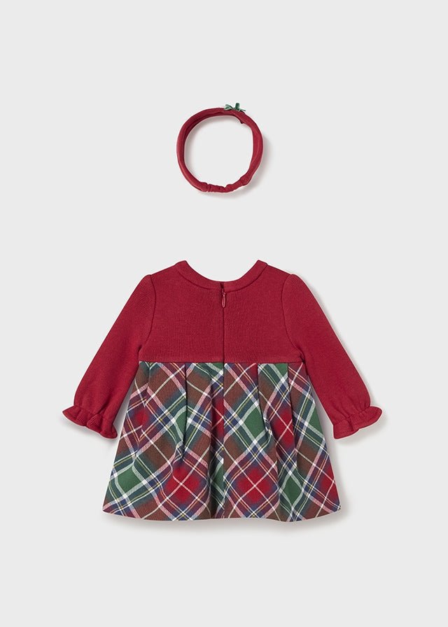 2862 - Dress for newborn girl - Cherry - Be Chic