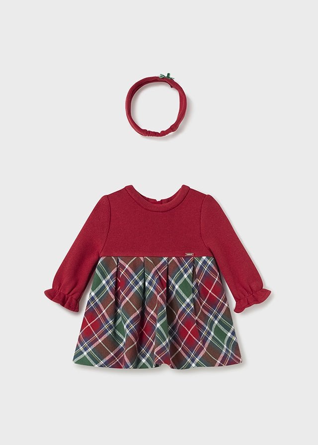 2862 - Dress for newborn girl - Cherry - Be Chic