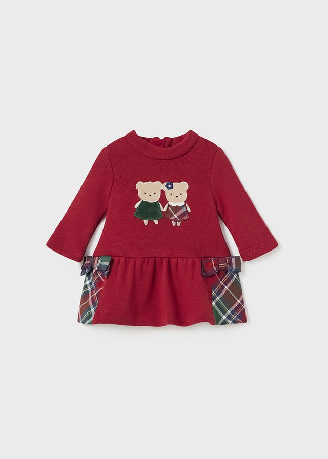2863 - Dress for newborn girl - Cherry - Be Chic