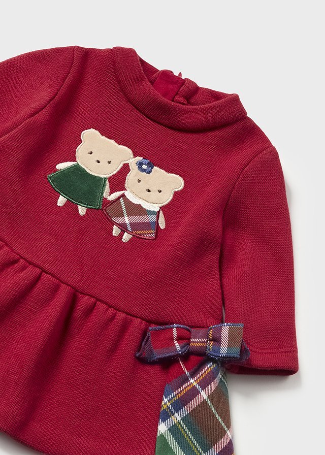 2863 - Dress for newborn girl - Cherry - Be Chic