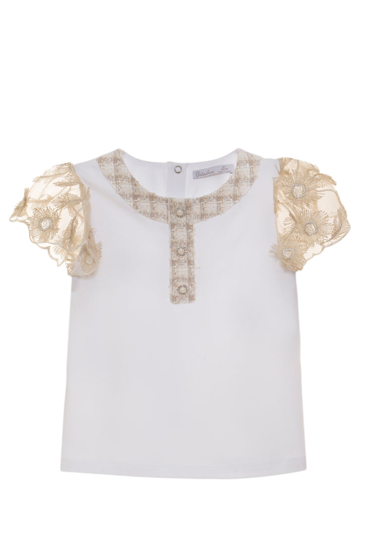 Patachou Golden Roses T- shirt Patachou