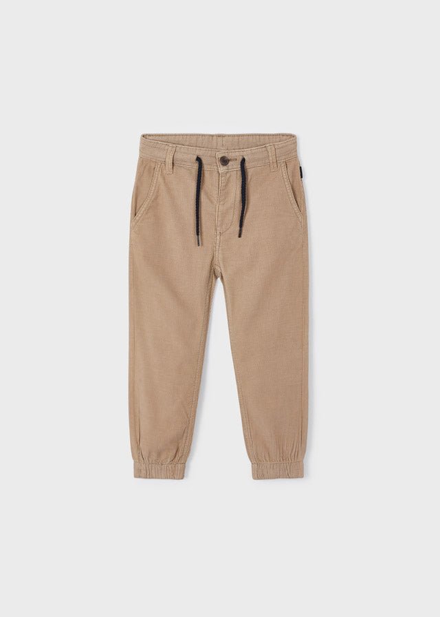 4520 - Skater fit corduroy trousers for boy - Boletus - Be Chic