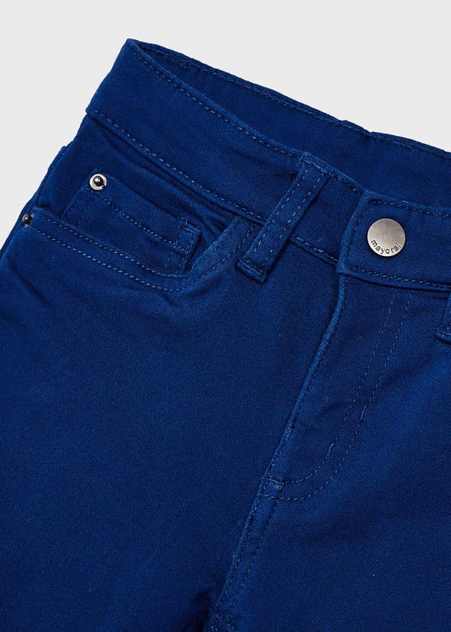 4523 - Soft slim fit pants for boy - Klein Blue - Be Chic