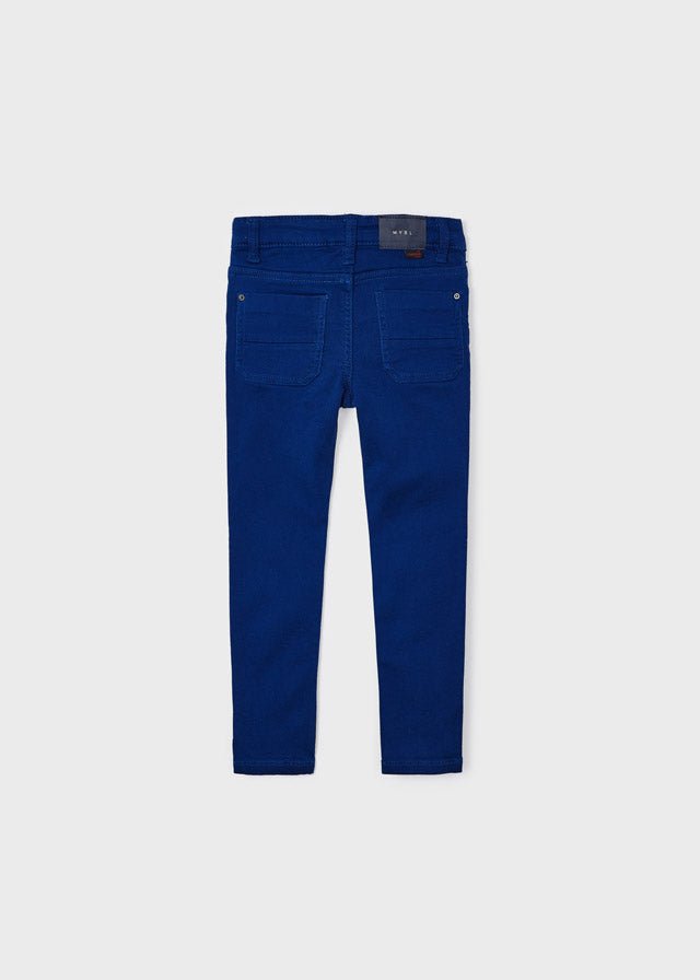 4523 - Soft slim fit pants for boy - Klein Blue - Be Chic