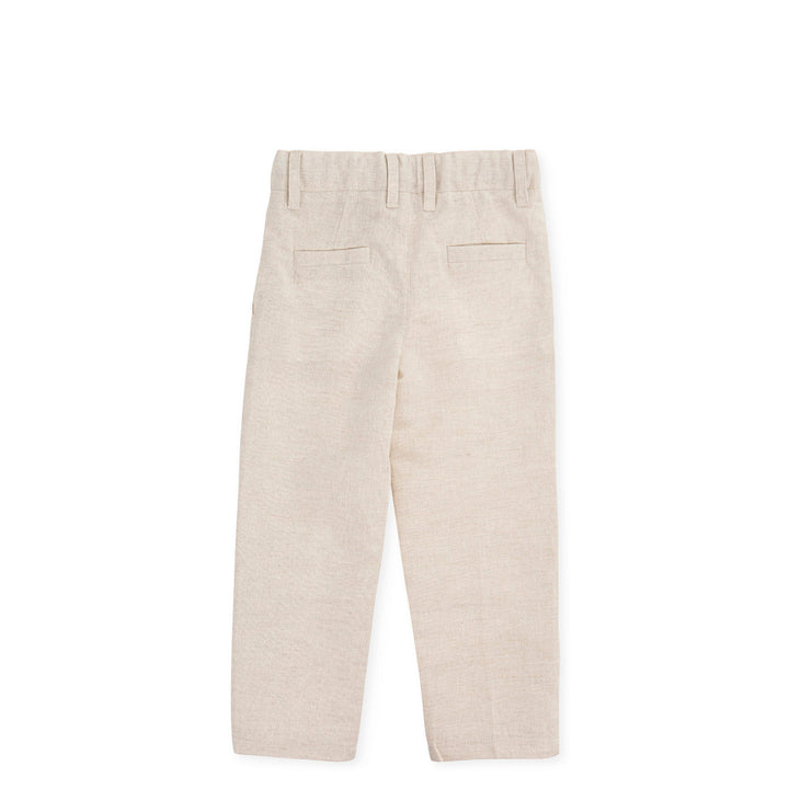 Boy Flor Del Desierto Trousers-Sand Tutto Piccolo