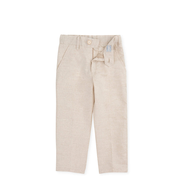 Boy Flor Del Desierto Trousers-Sand Tutto Piccolo