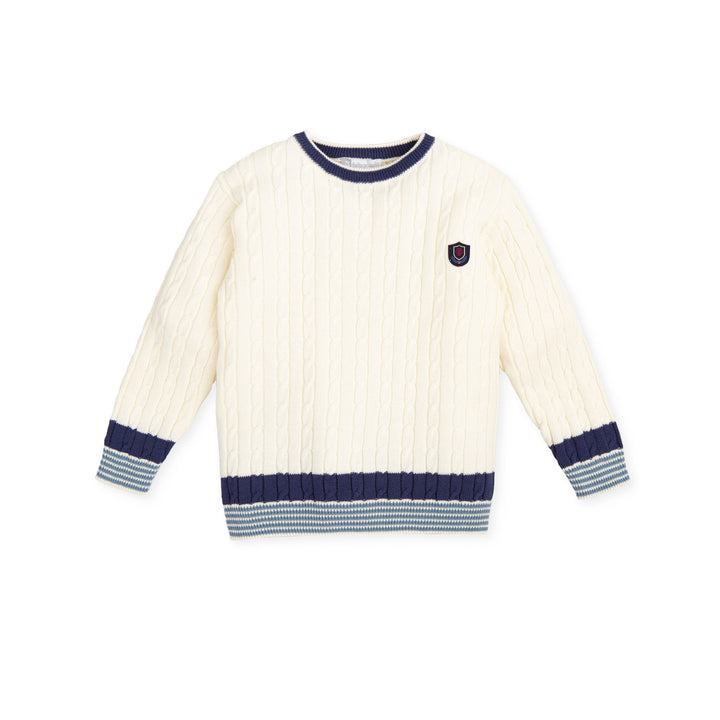Boy Casablanca Jumper-Chemical White Tutto Piccolo