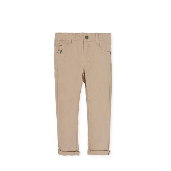 Boy Gouache Trousers-Sand Tutto Piccolo