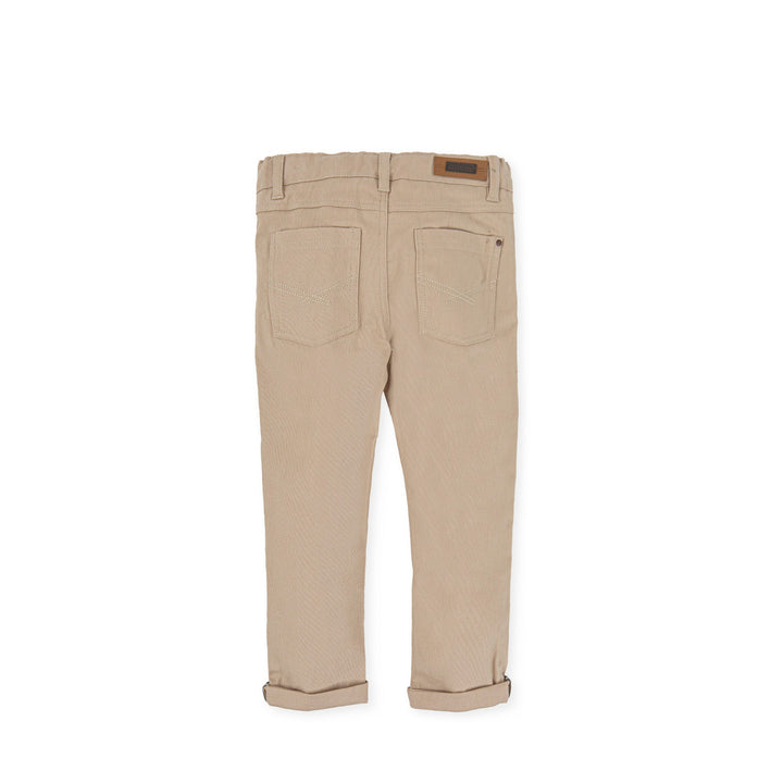 Boy Gouache Trousers-Sand Tutto Piccolo