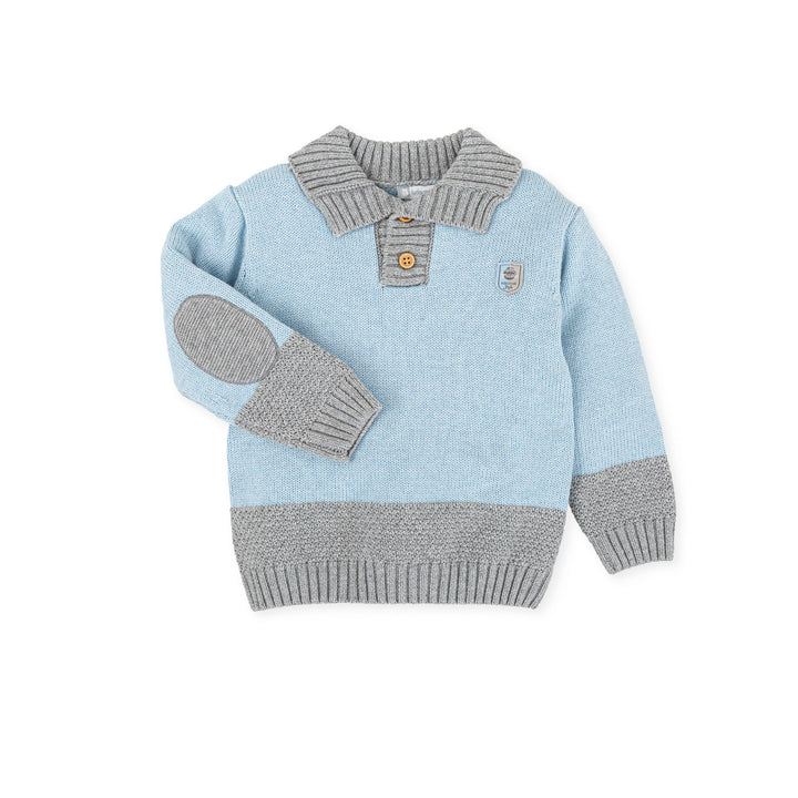 Boy Óleo Jumper-Porcelain Tutto Piccolo